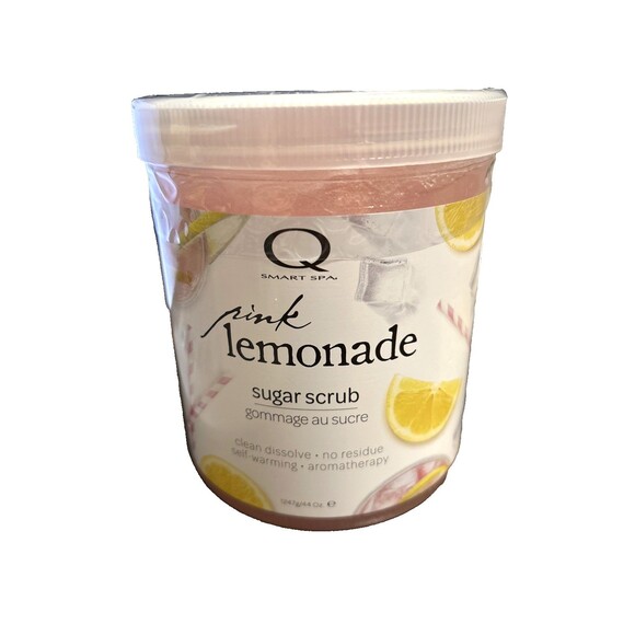 QTICA Smart Spa Pink Lemon Lemonade Sugar Scrub XL Size 44oz /1247 g NEW - Picture 2 of 6